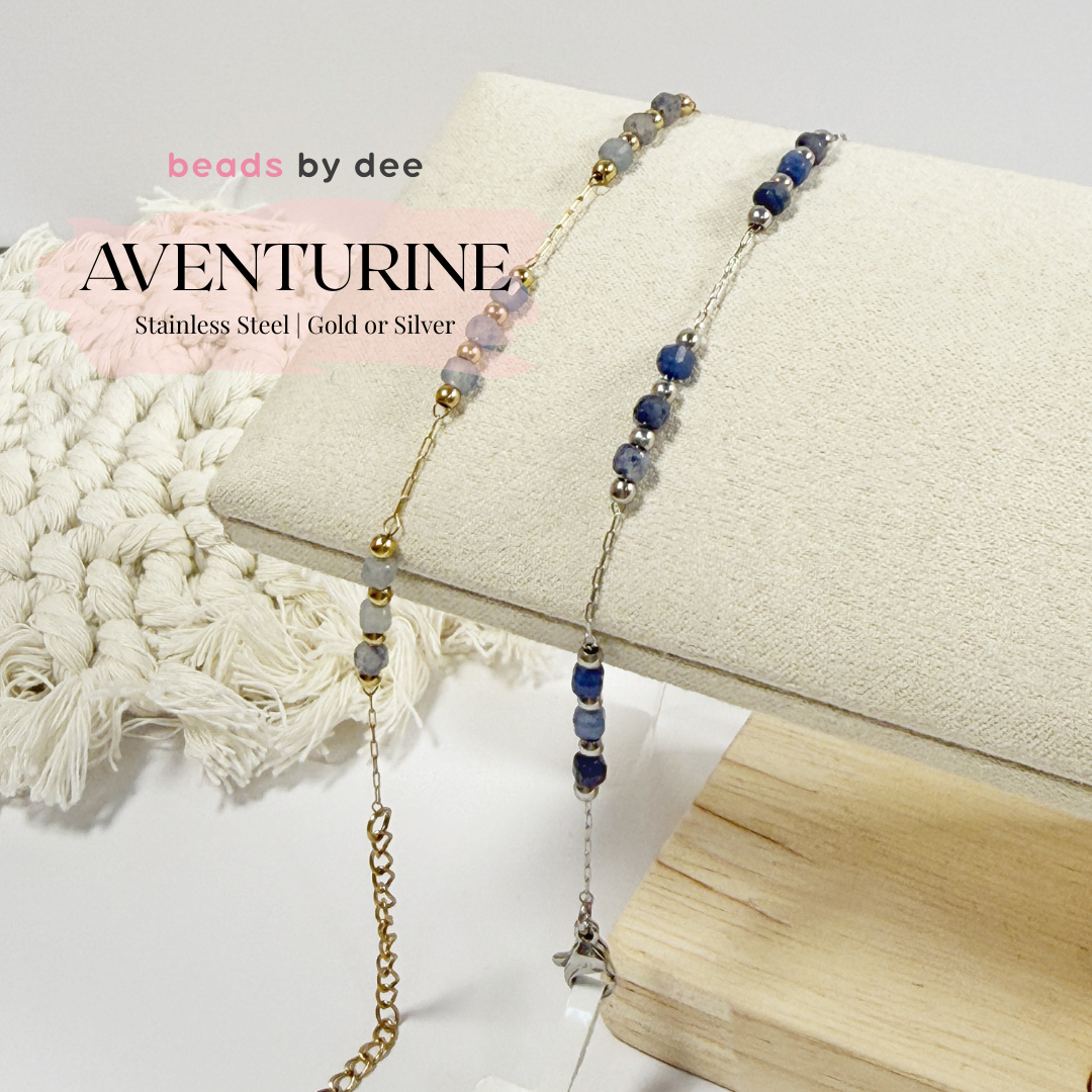 (PRE-ORDER) Faceted Crystal Stainless Steel Bracelets