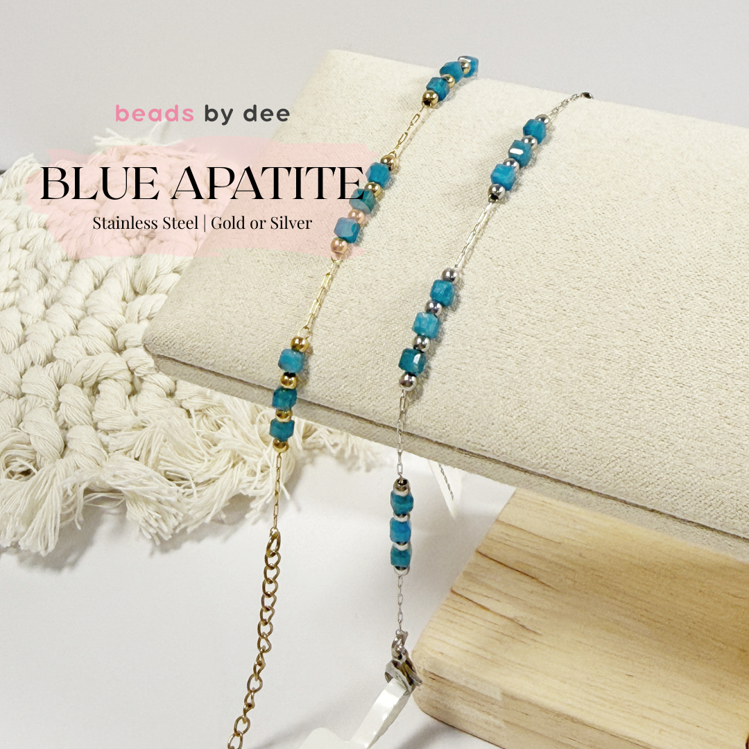 (PRE-ORDER) Faceted Crystal Stainless Steel Bracelets