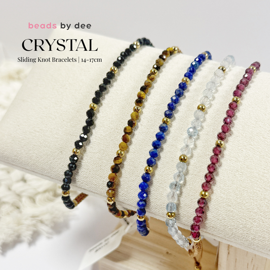(PRE-ORDER) Crystal Sliding Knot Bracelets